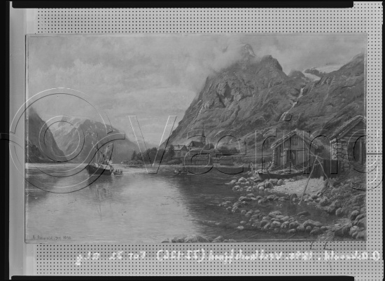 Glassplate og negativ film