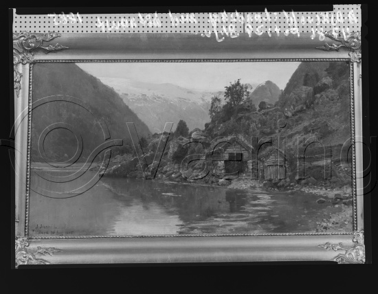 Glassplate og negativ film