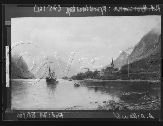 Glassplate og negativ film