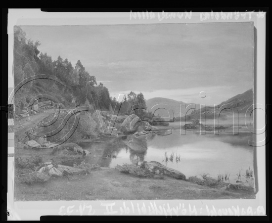 Glassplate og negativ film