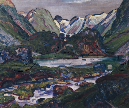 Nikolai Johannes Astrup (1880-1928)
Size: 48x56 cm
Location: Private, 
Photo: O.Vaering