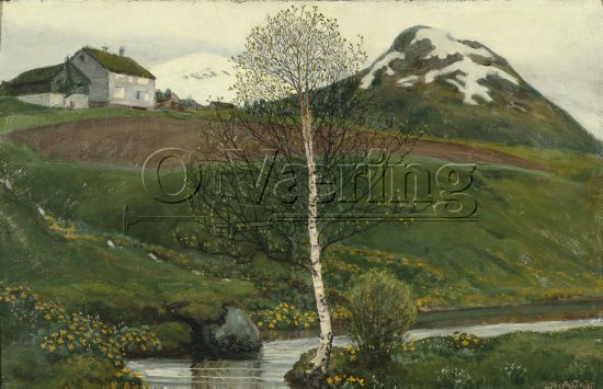 Nikolai Johannes Astrup (1880-1928)
Size: 51x79 cm
Location: Private, 
Photo: O.Vaering