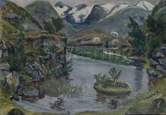 Nikolai Johannes Astrup (1880-1928),
Size: 79x100 cm
Location: Private, 
Photo: O.Vaering