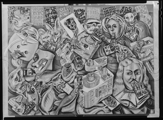 Diverse moderne kunst / Privat samling / Gi tilbakemelding om foto speilvendt