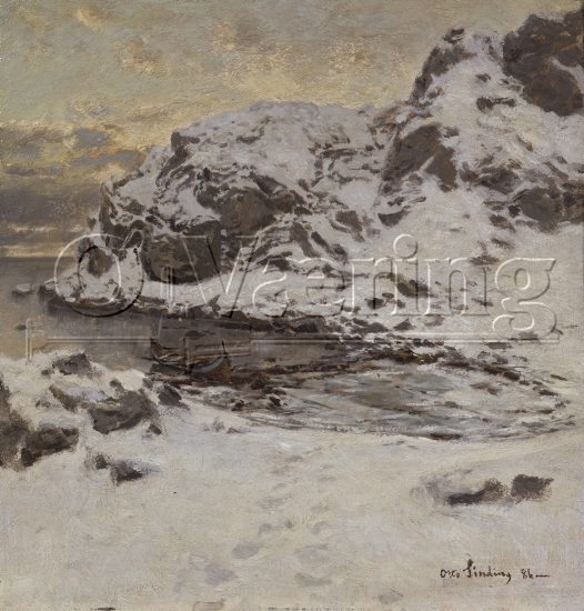 Otto Sinding (1842-1909)
Size: 32x30 cm
Location: Private
Photo: O.Væring