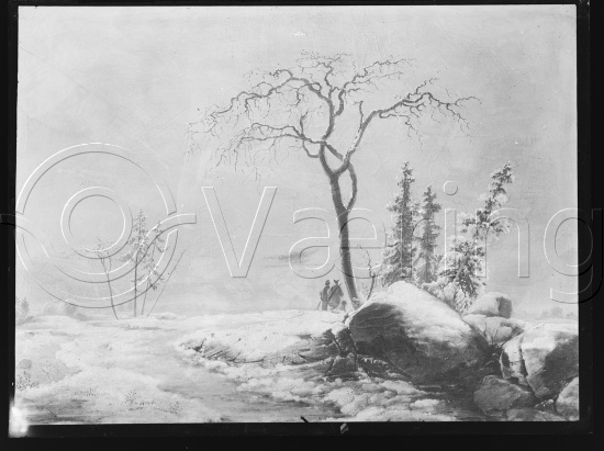 Glassplate og negativ film