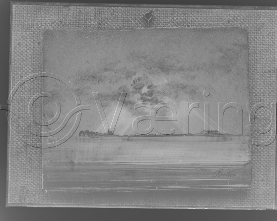 Glassplate og negativ film