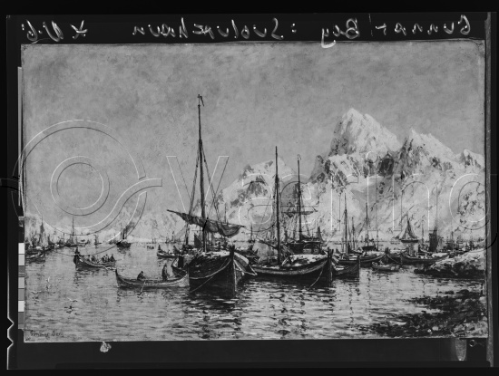 Glassplate og negativ film