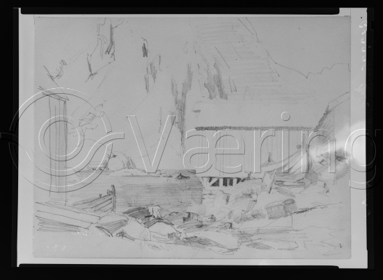 Glassplate og negativ film