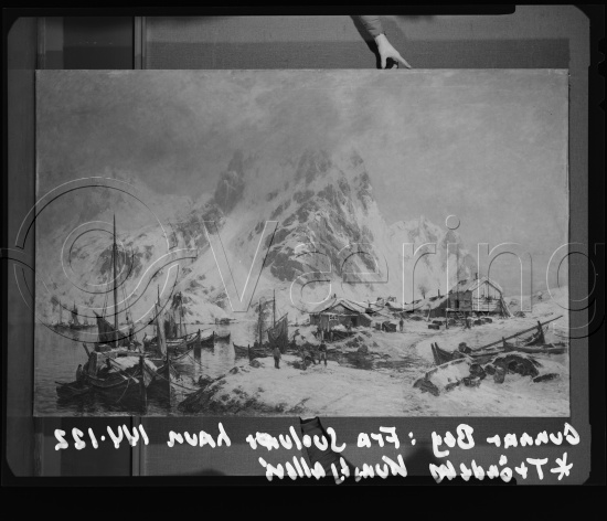 Glassplate og negativ film
