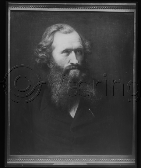 Glassplate og negativ bladfilm