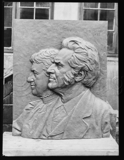 Glassplate og negativ film