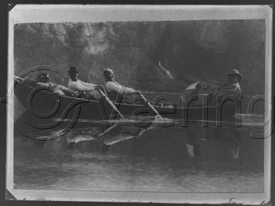 Glassplate og negativ film