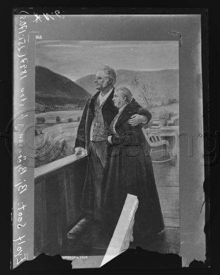 Glassplate og negativ film