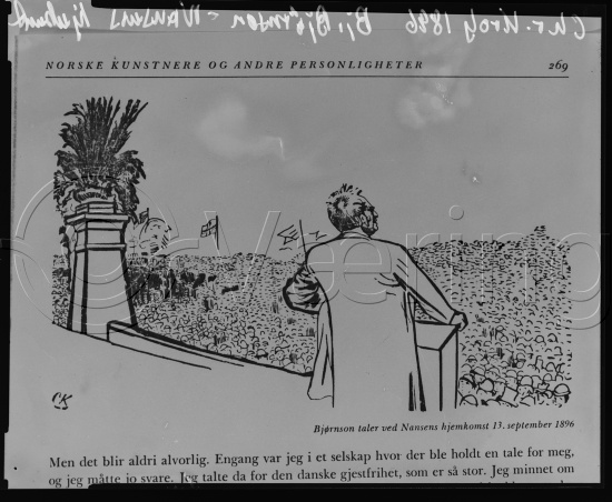 Glassplate og negativ film