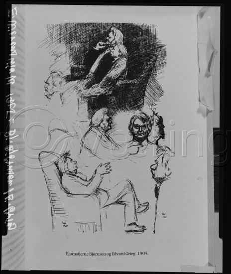 Glassplate og negativ film