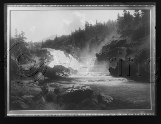 Glassplate og negativ film