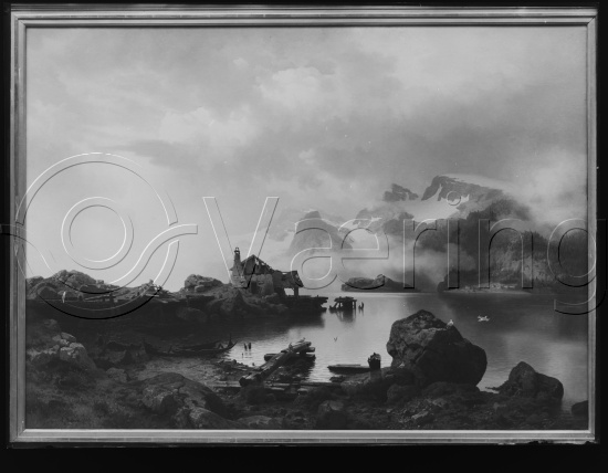 Glassplate og negativ film