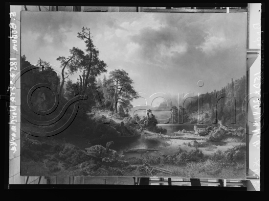 Glassplate og negativ film