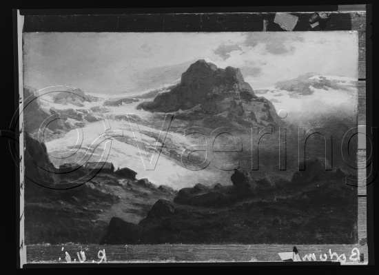 Glassplate og negativ film