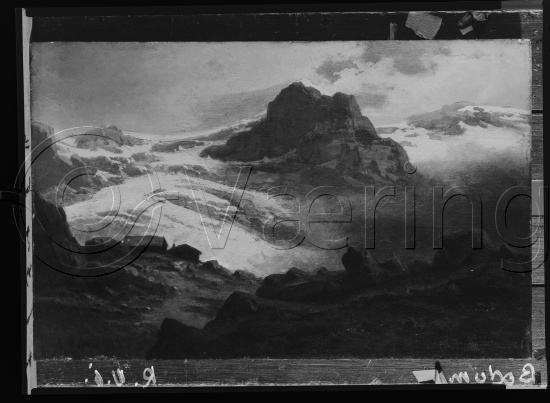 Glassplate og negativ film