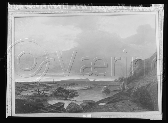 Glassplate og negativ film