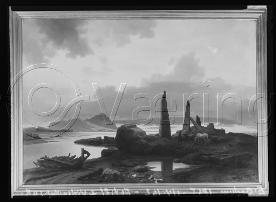 Glassplate og negativ film