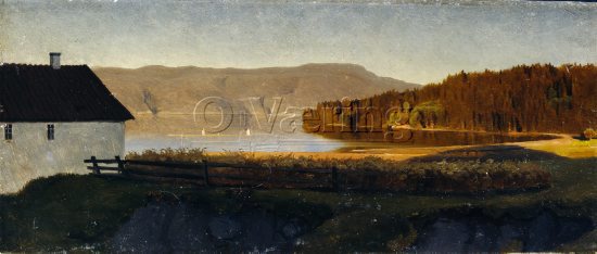 August Cappelen (1827-1852), Size: 18x43 cm,Genre: Painting, Location: Private, 