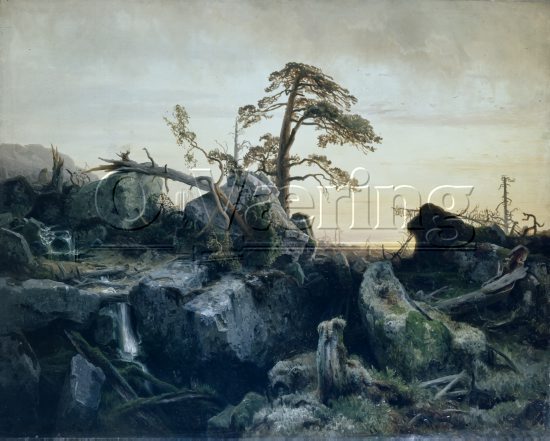 August Cappelen (1827-1852), Size: 130x163 cm,Genre: Painting, Location: Musuem,