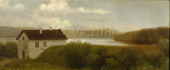 August Cappelen (1827-1852), 
Size: 18x43 cm,
Genre: Painting,
Location: Private,