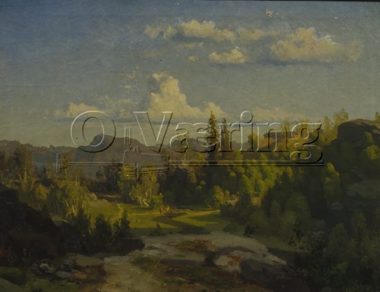 August Cappelen (1827-1852)
Size: 50.5x66.6 cm
Location: Private
Photo: O.Væring