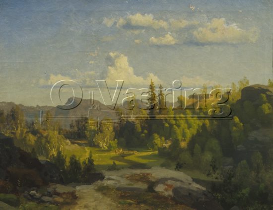 August Cappelen (1827-1852)
Size: 50.5x66.5 cm
Location: Private
Photo: O.Væring
