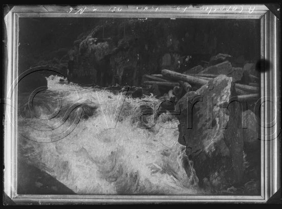 Glassplate og negativ film