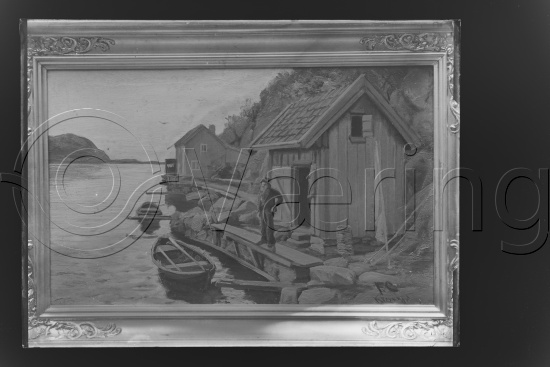 Glassplate og negativ film