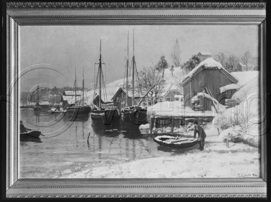 Glassplate og negativ film