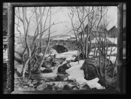 Glassplate og negativ film