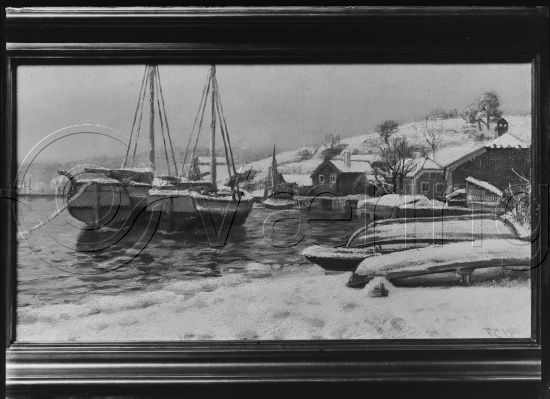 Glassplate og negativ film