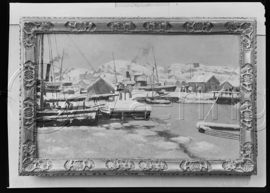 Glassplate og negativ film