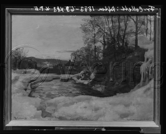 Glassplate og negativ film