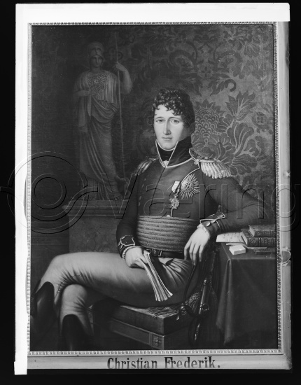 Glassplate og negativ film