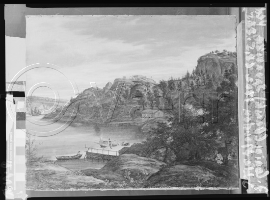 Glassplate og negativ film