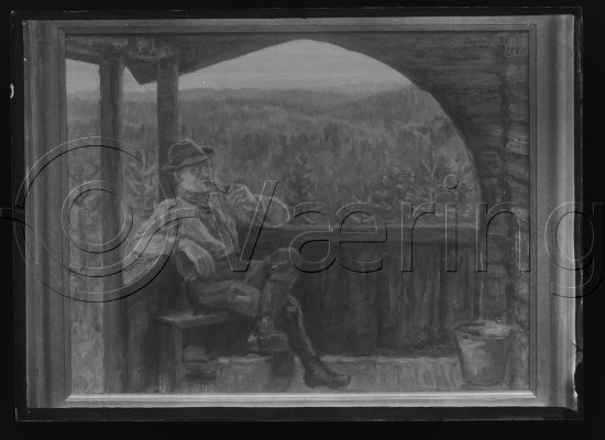 Glassplate og negativ film