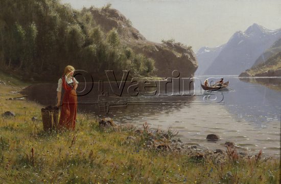 Hans Dahl (1881-1919), 
Size: 67x100cm,
Genre: Oil on canavas, 
Location: Private, 
Photo: Per Henrik Petersson