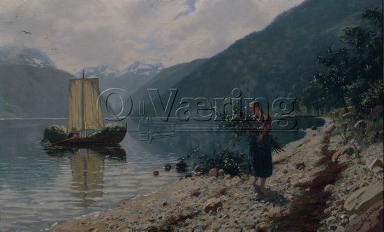 Hans Dahl (1881-1919), Size: 51x81 cm,Genre: Oil on canavas, Location: Private, Photo: Per Henrik Petersson