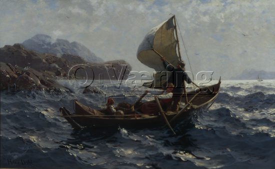 Hans Dahl (1881-1919), Size: 97x157 cm,Genre: Oil on canavas, Location: Private, Photo: Per Henrik Petersson