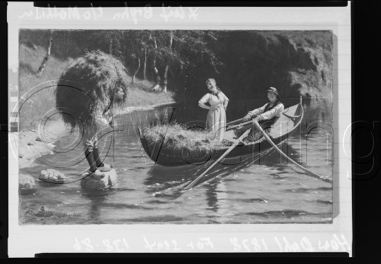 Glassplate og negativ film