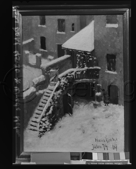 Glassplate og negativ film