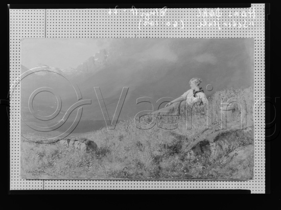 Glassplate og negativ film