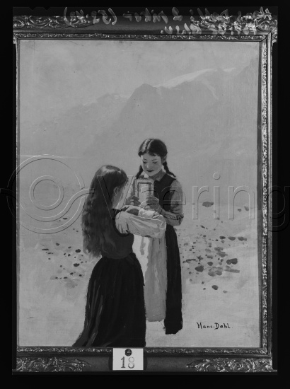 Glassplate og negativ film