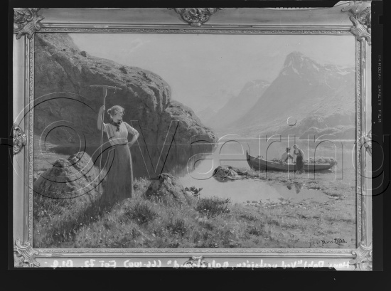 Glassplate og negativ film